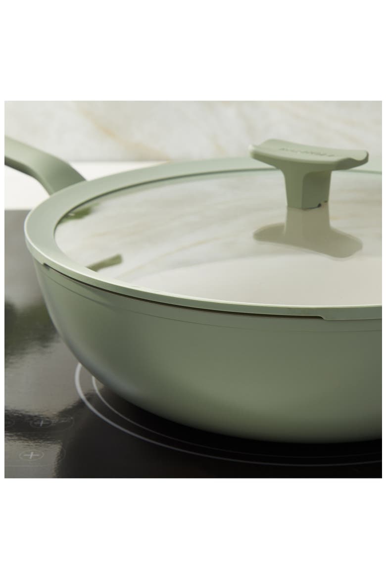 Leo Balance Nonstick Wok & Lid Set, Alternate, color, SAGE
