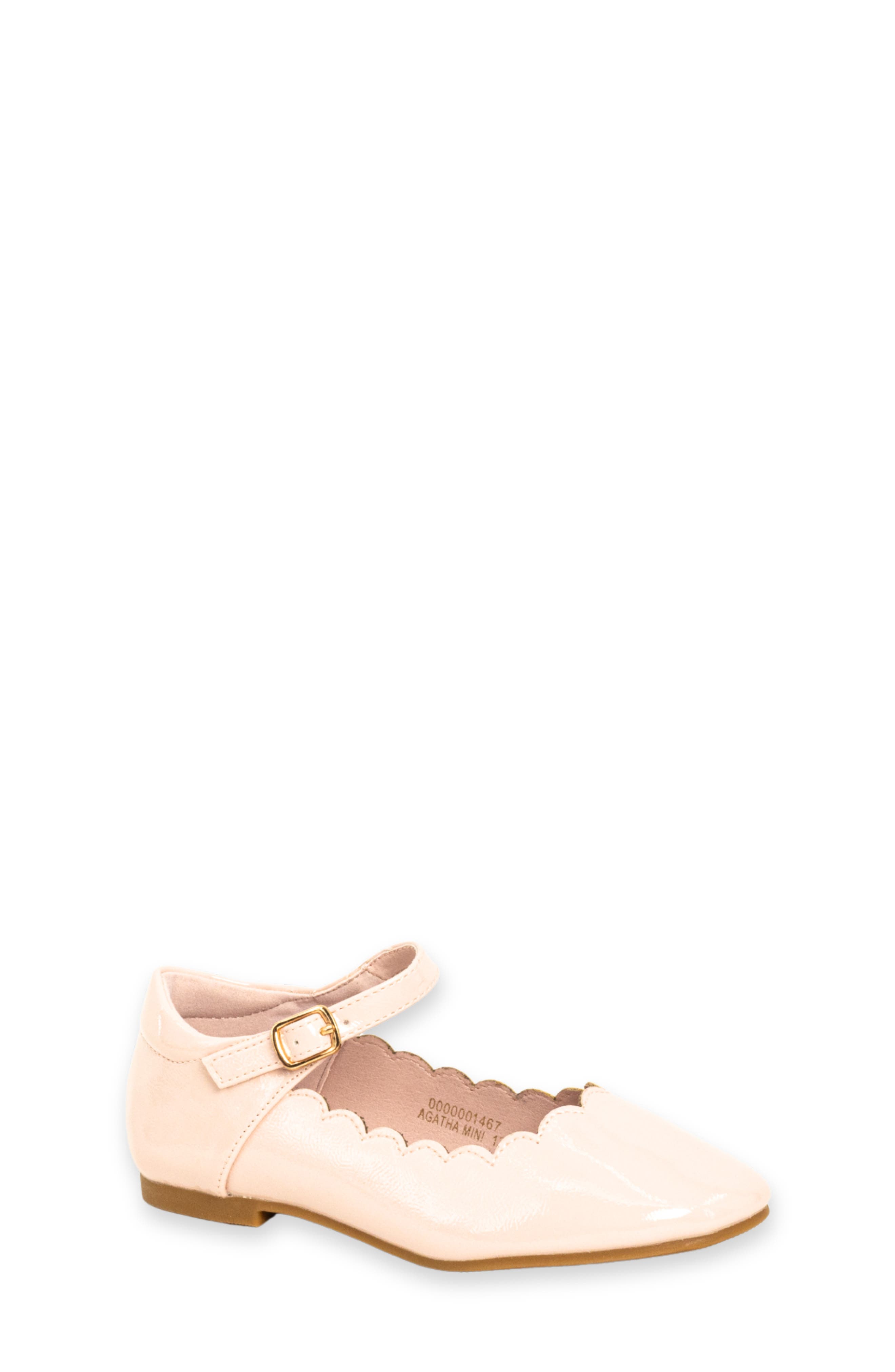 Kids' Agatha Mini Faux Leather Mary Jane, Main, color, LIGHT PINK