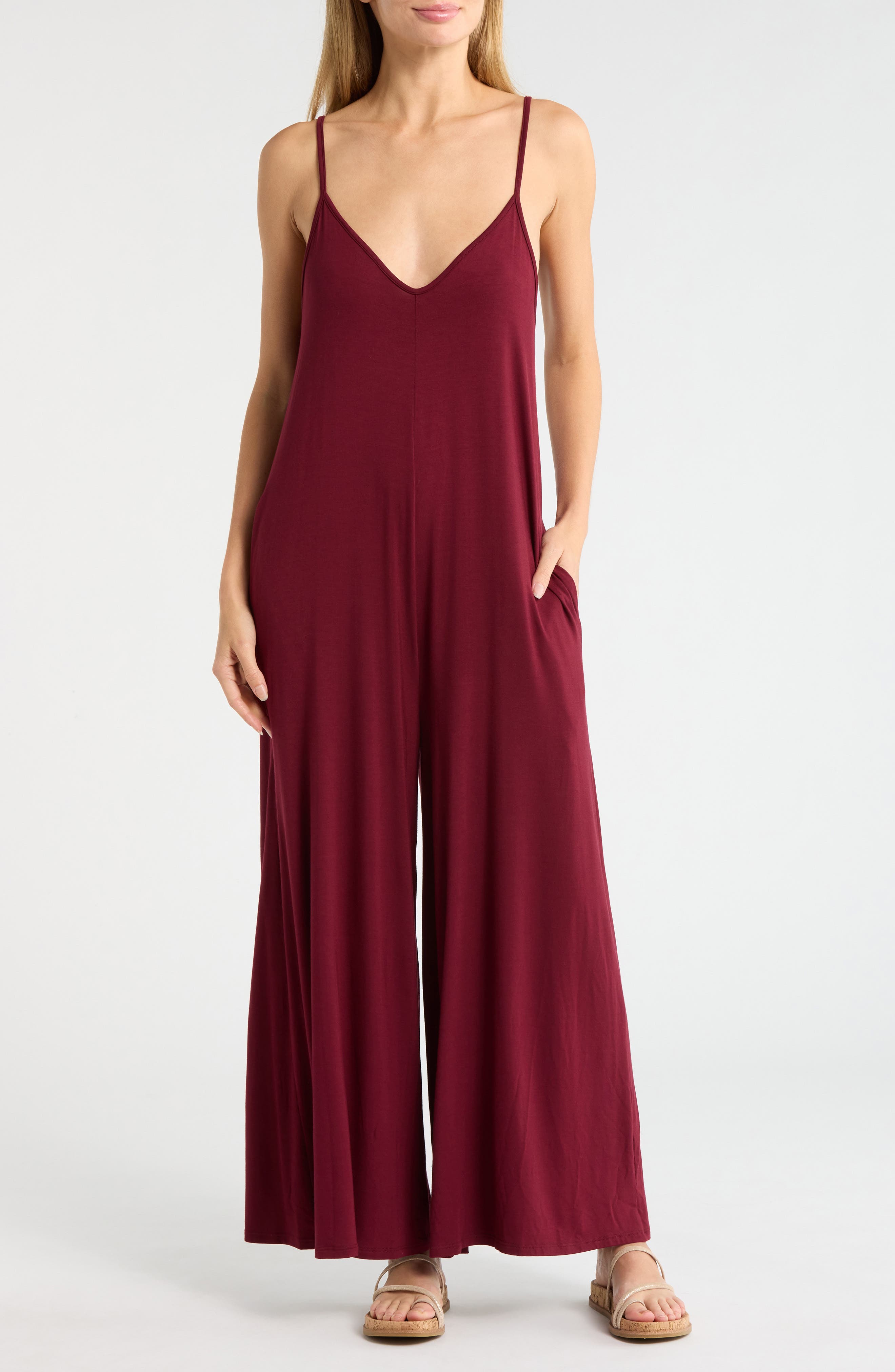 V-Neck Strappy Jumpsuit - image 5