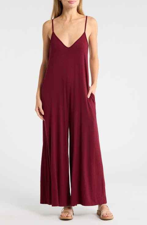 V-Neck Strappy Jumpsuit