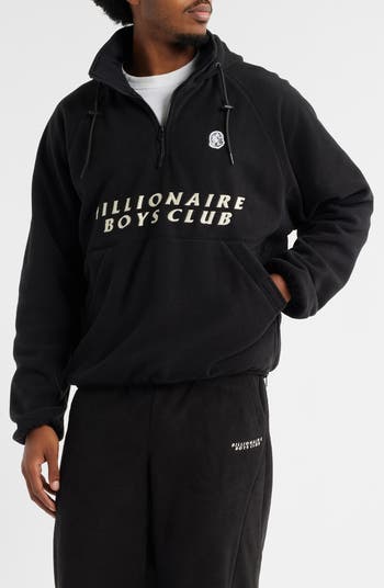 BB Windrunner Hooded Fleece Quarter Zip Pullover