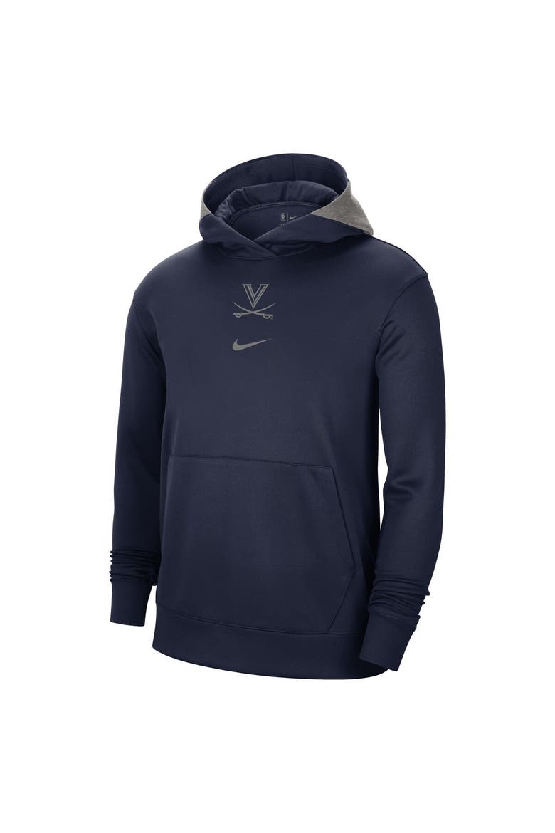 Men's Nike Navy Virginia Cavaliers Team Basketball Spotlight Performance Pullover Hoodie, Alternate, color, Navy