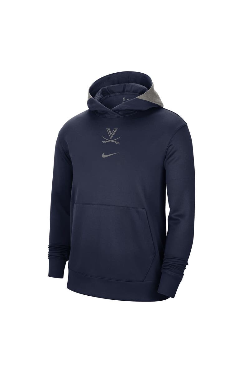 Nike Men's Nike Navy Virginia Cavaliers Team Basketball Spotlight Performance Pullover Hoodie, Alternate, color,