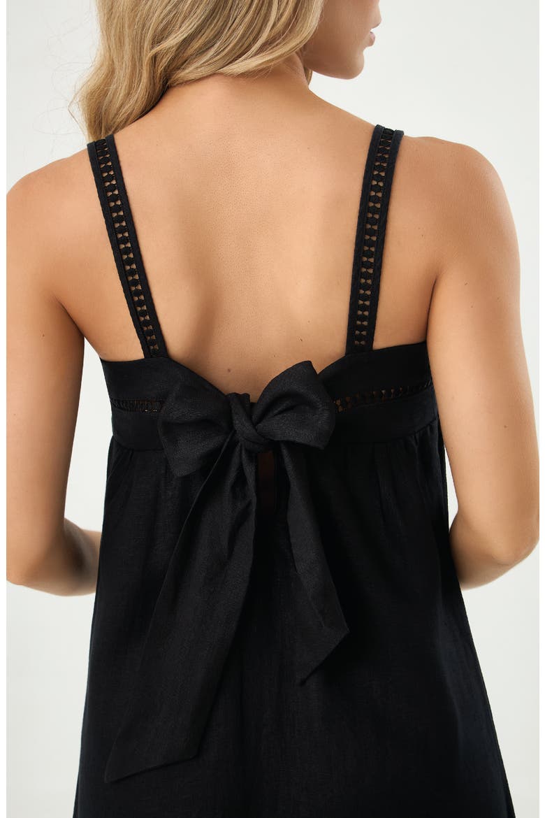 Aria Reversible Cover-Up Maxi Sundress, Alternate, color, BLACK