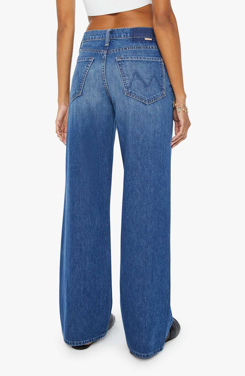 MOTHER The Spinner Sneak High Waist Wide Leg Jeans, Alternate, color, 