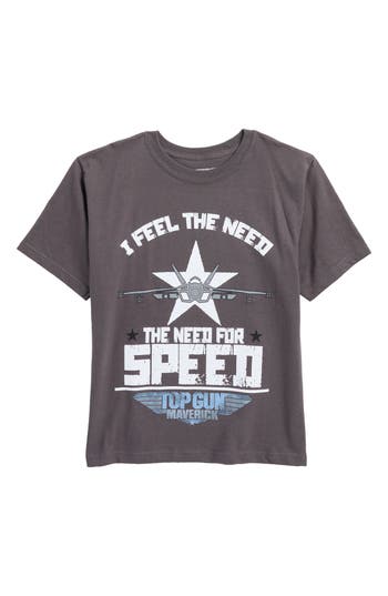 Philcos Kids' Top Gun Maverick T-shirt In Gray