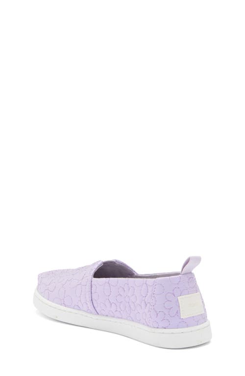 Toms Kids' Alpargata Resident Quilted Slip-on Sneaker In Purple
