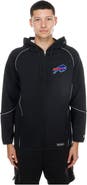New Era Men's New Era Black Buffalo Bills Combine Authentic Raglan Full-Zip Hoodie