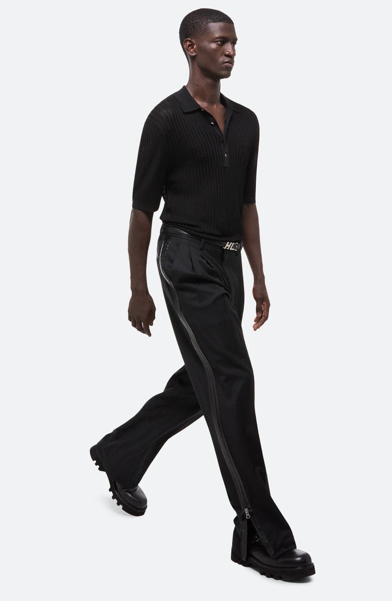 Helmut Lang Pointelle Rib Polo, Alternate, color, 