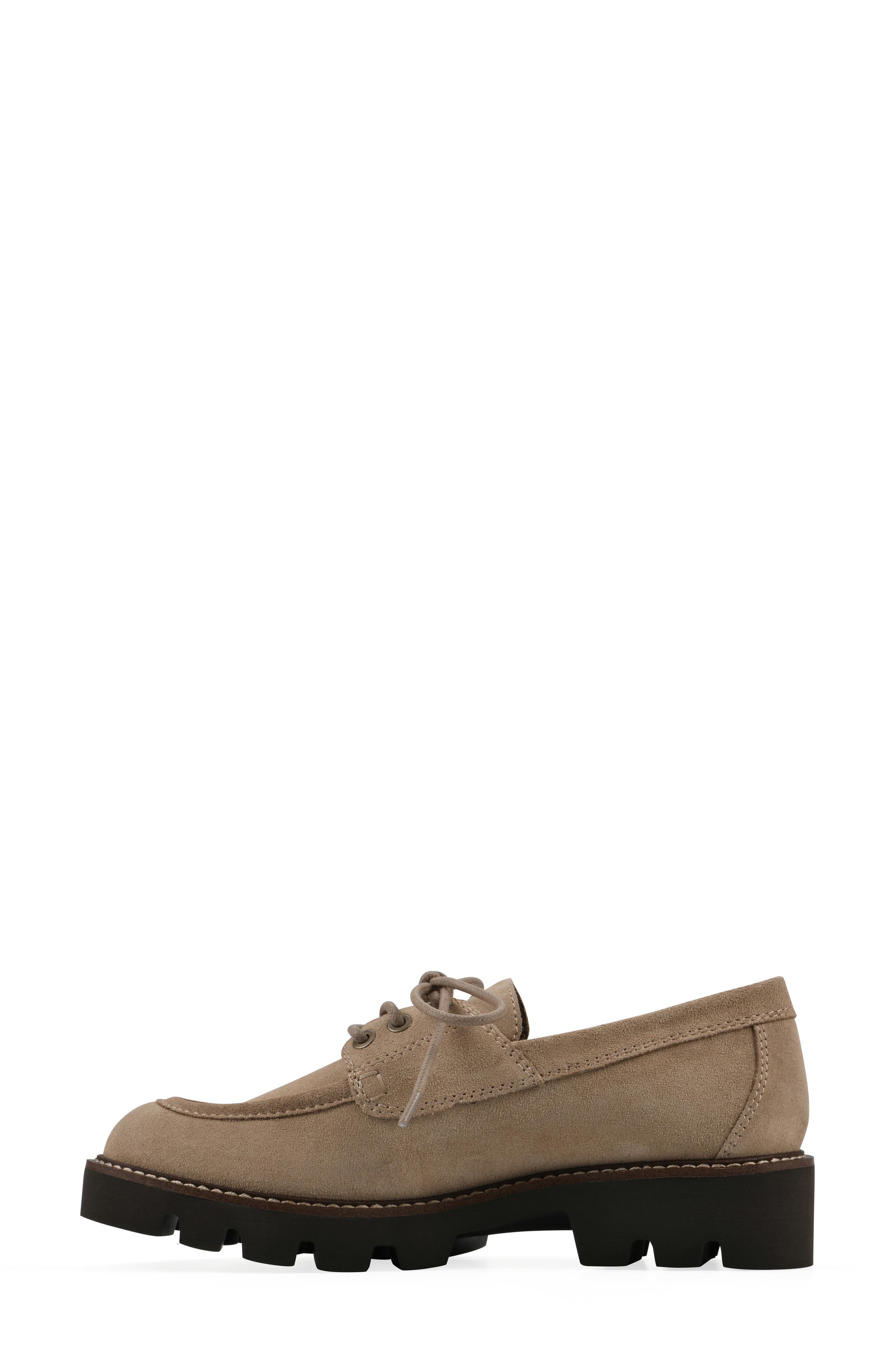 Gino Lug Sole Loafer - Wide Width Available, Alternate, color, BEACHWOOD SUEDE