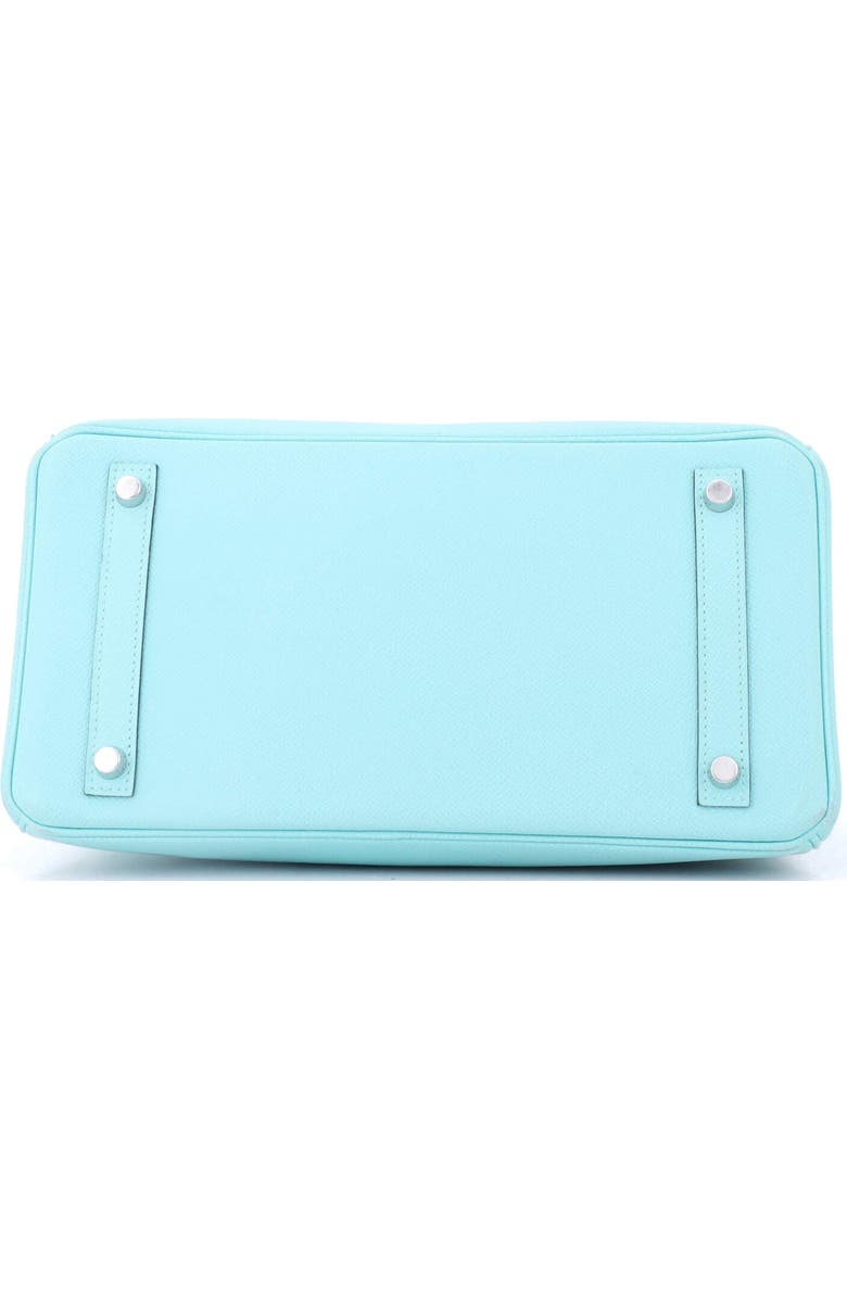 Pre-Owned Hermes Birkin Handbag Blue Epsom with Palladium Hardware 30, Alternate, color, Bleu Atoll