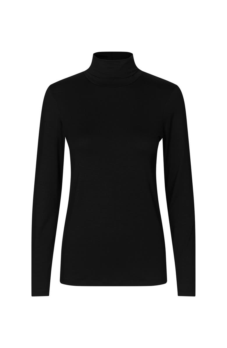 Masai Copenhagen Mabrooklyn Roll Neck Top, Alternate, color, Black