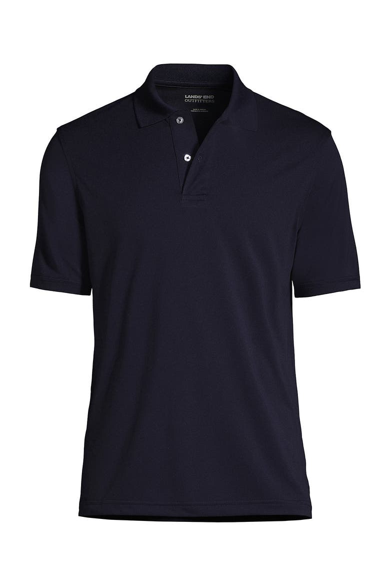 Short Sleeve Polyester Polo, Alternate, color, True Blue