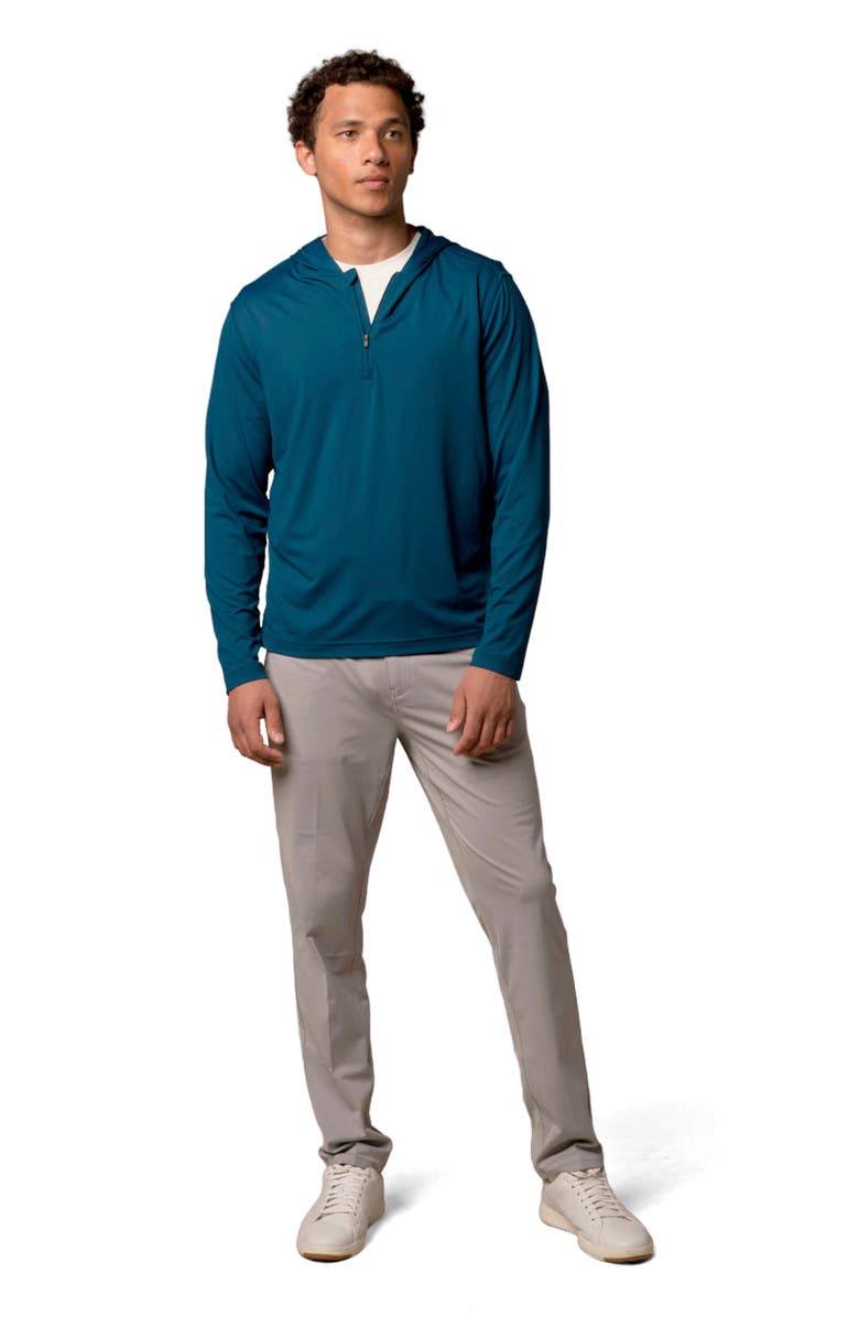 ASHWORTH GOLF Moonlight Beach Hoodie, Alternate, color, Poseidon