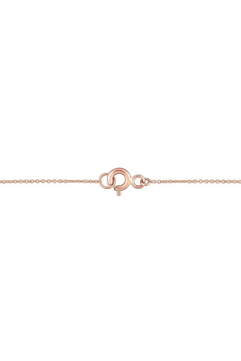 Diamond Clustered Star Necklace 14k Rose Gold, Alternate, color, Rose Gold