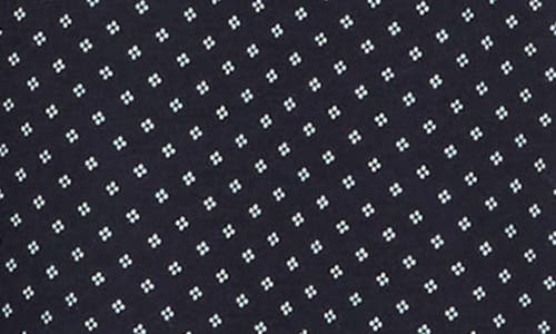 Original Penguin Ditsy Diamond Cotton Jersey Polo In Dark Sapphire