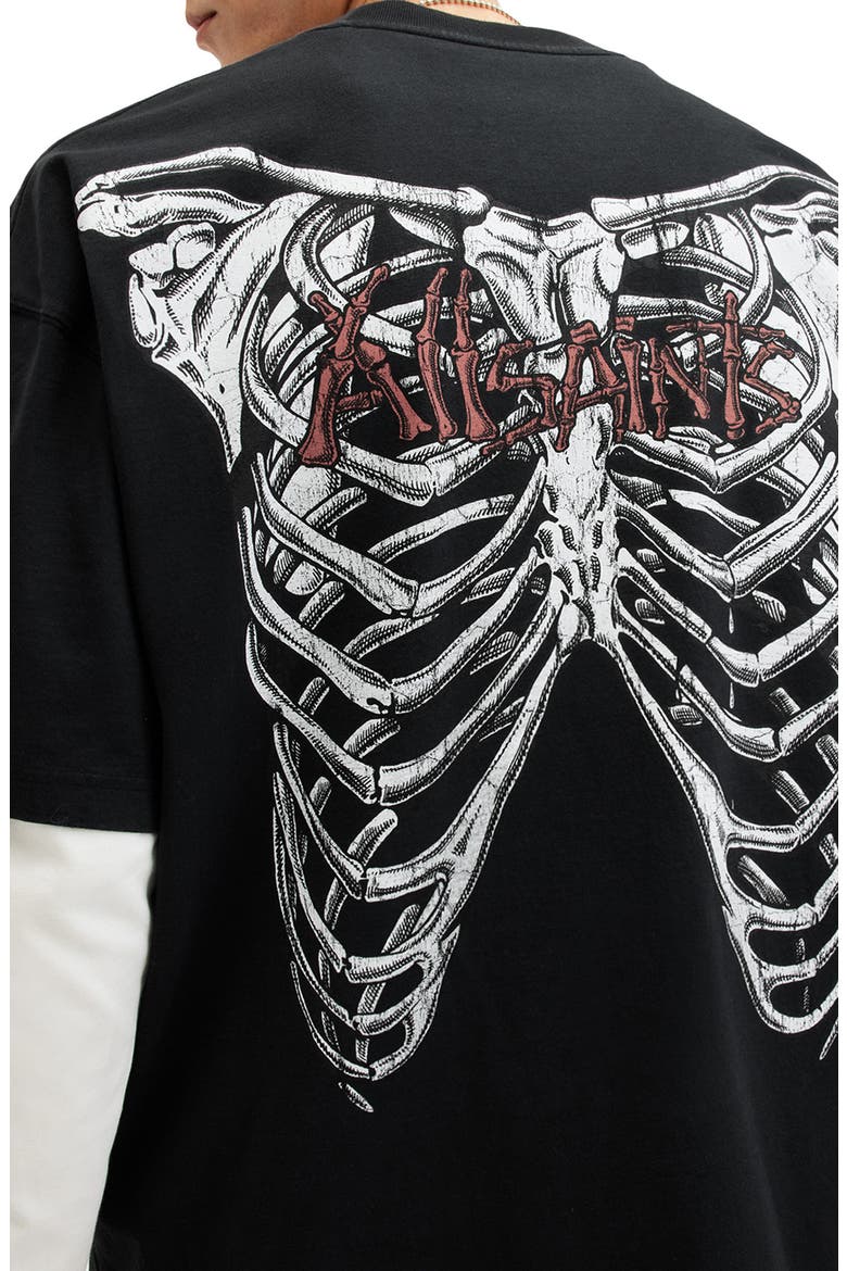 Sternum Graphic T-Shirt, Alternate, color, WASHED BLACK