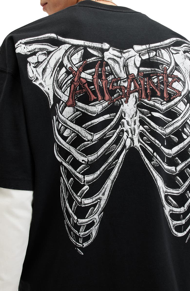AllSaints Sternum Graphic T-Shirt, Alternate, color, 