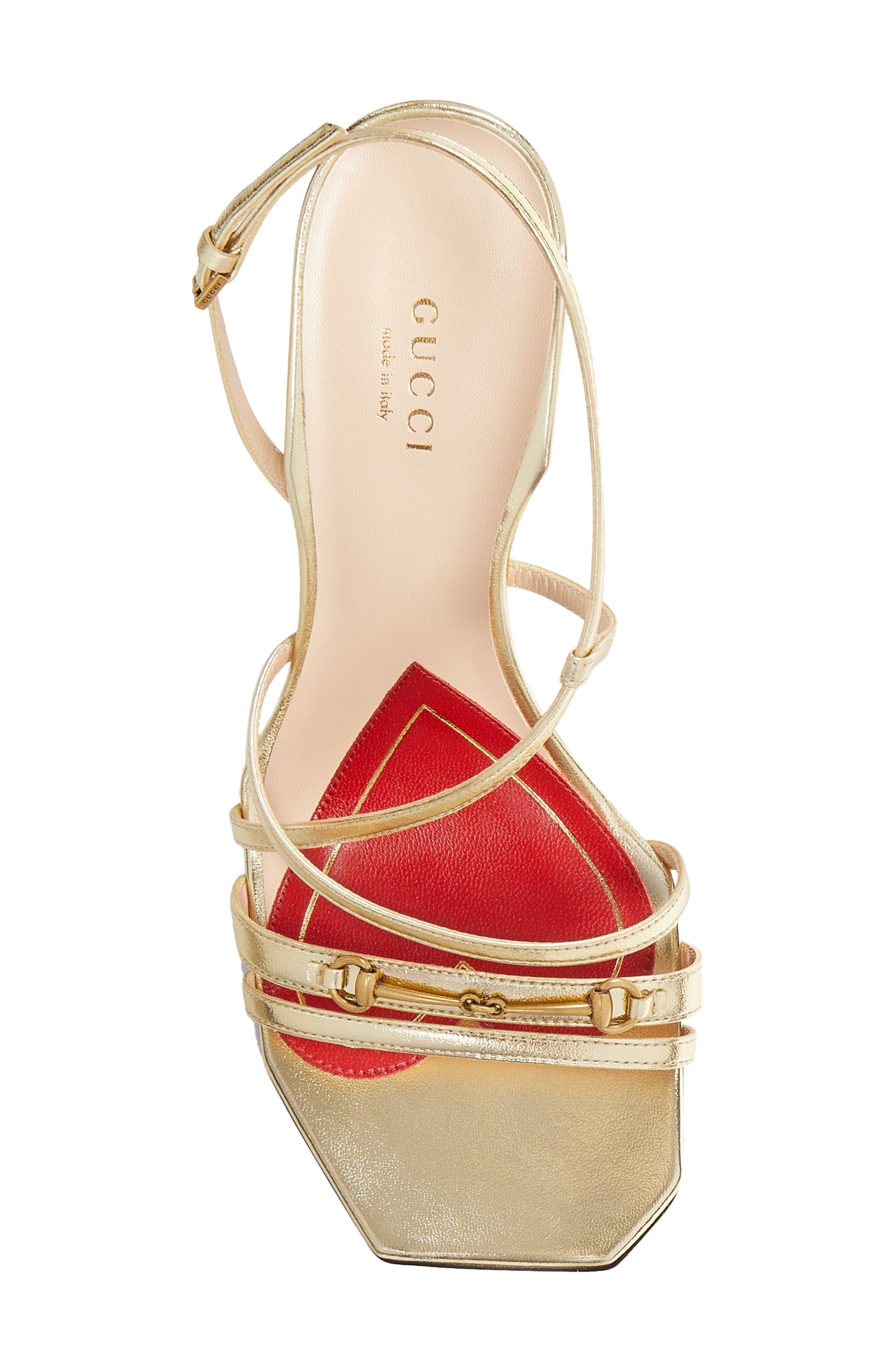 Gucci Victoria Strappy Horsebit Sandal, Alternate, color, 