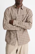 Vince Great Falls Plaid Cotton Button-Up Shirt