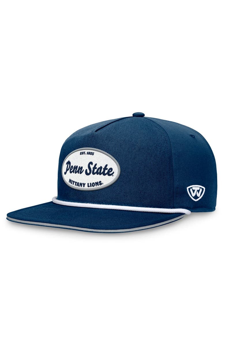 TOP OF THE WORLD Men's Top of the World Navy Penn State Nittany Lions Iron Golfer Adjustable Hat, Alternate, color,