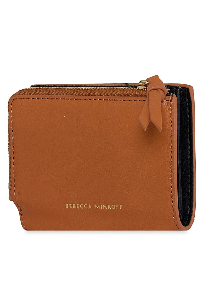 Slim Megan Leather Wallet, Alternate, color, CARAMELLO