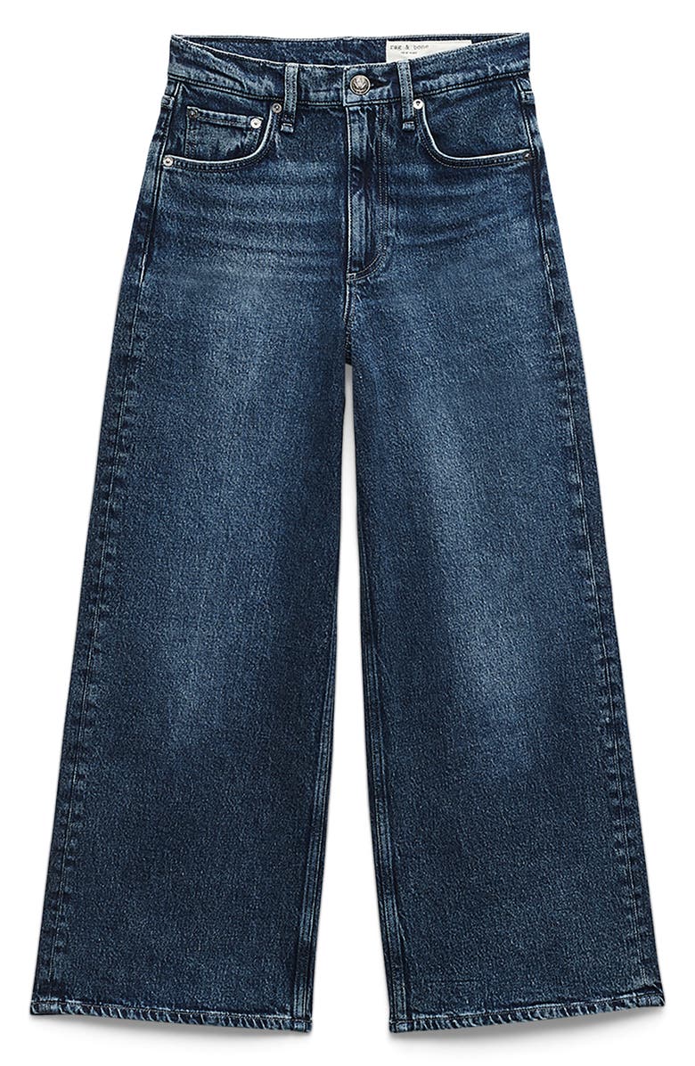 rag & bone Andi High Waist Ankle Wide Leg Jeans, Alternate, color,