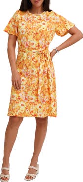 SUNNY LEIGH Flutter Sleeve Dress