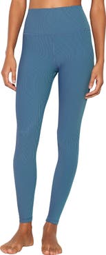 Spiritual Gangster Lotus Two-Tone High Waist 7/8 Leggings