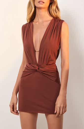 ViX Paula Hermanny Cindy Solid Cover-Up Dress