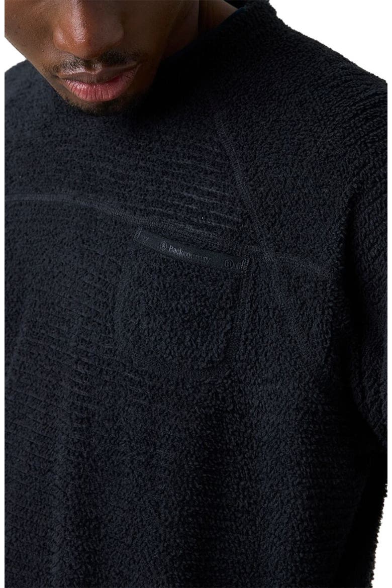 Bga Highliner Primaloft Air-Perm Fleece Crew, Alternate, color, Black