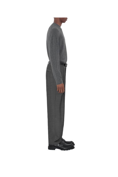 Burberry Cashmere Blend Sweater In Gray