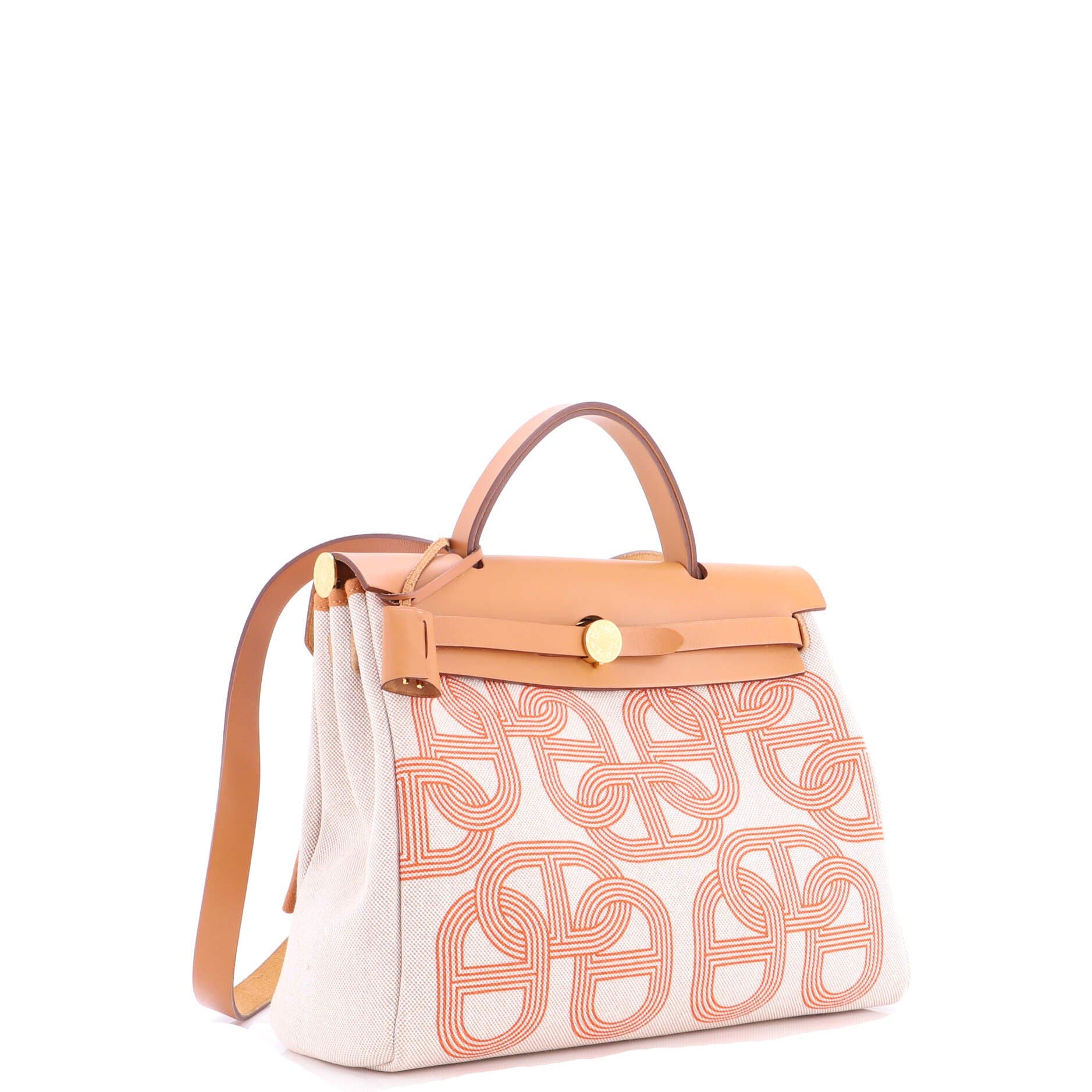 Pre-Owned Hermes Herbag Zip Circuit 24 Vache Hunter and Leather 31, Alternate, color, 