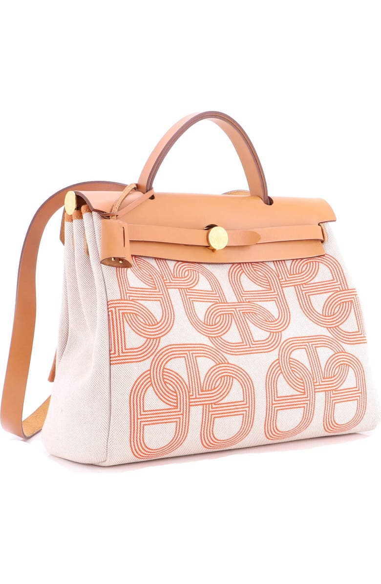 Pre-Owned Hermes Herbag Zip Circuit 24 Vache Hunter and Leather 31, Alternate, color, Gold