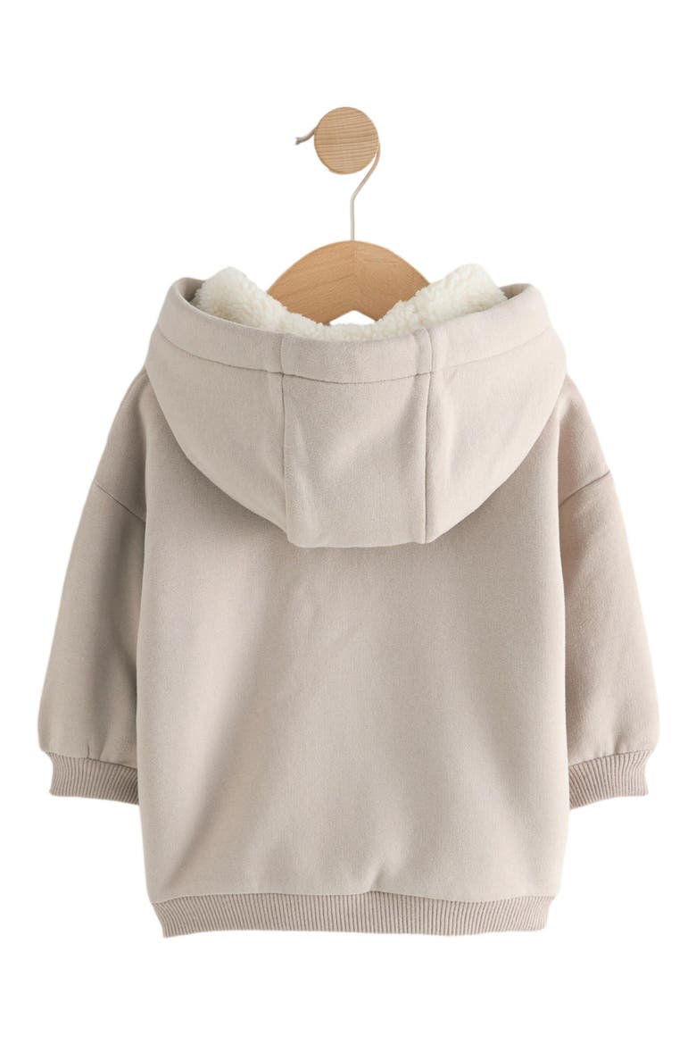 Kids' Emblem Front Zip Hoodie, Alternate, color, NEUTRAL