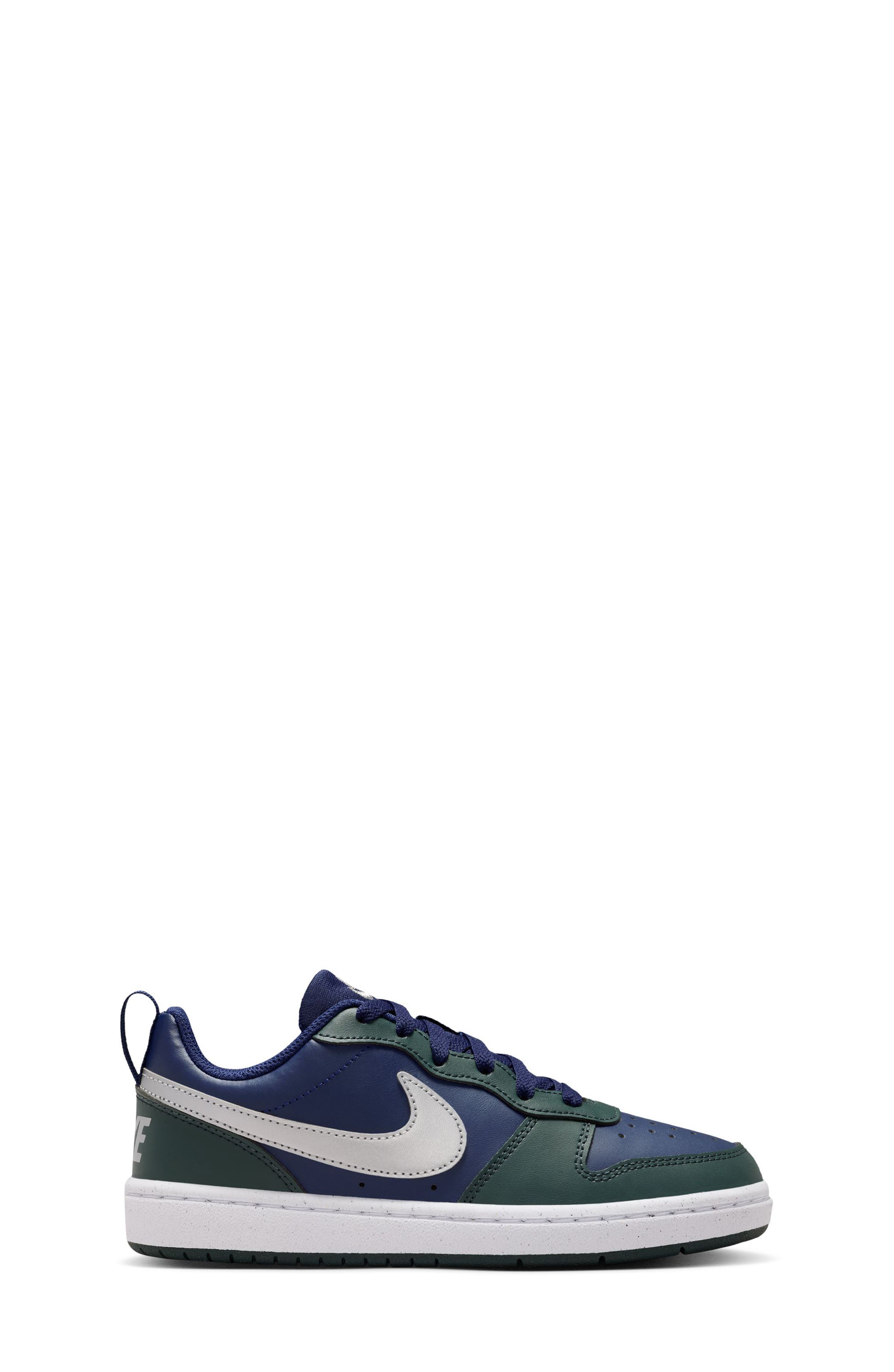 Kids' Court Borough Low Top Sneaker, Alternate, color, NAVY/ SILVER/ SEAWEED