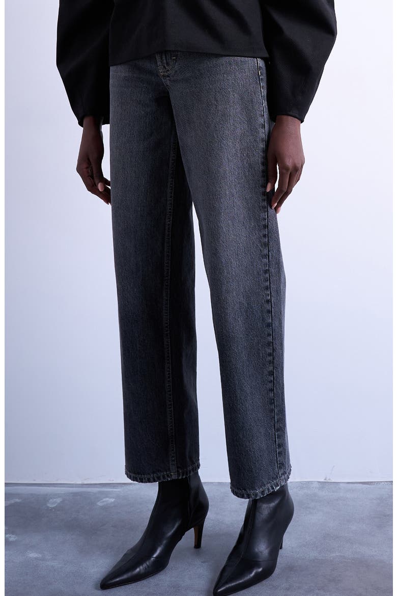 Cinch Low Rise Relaxed Jeans, Main, color, LIGHT GREY