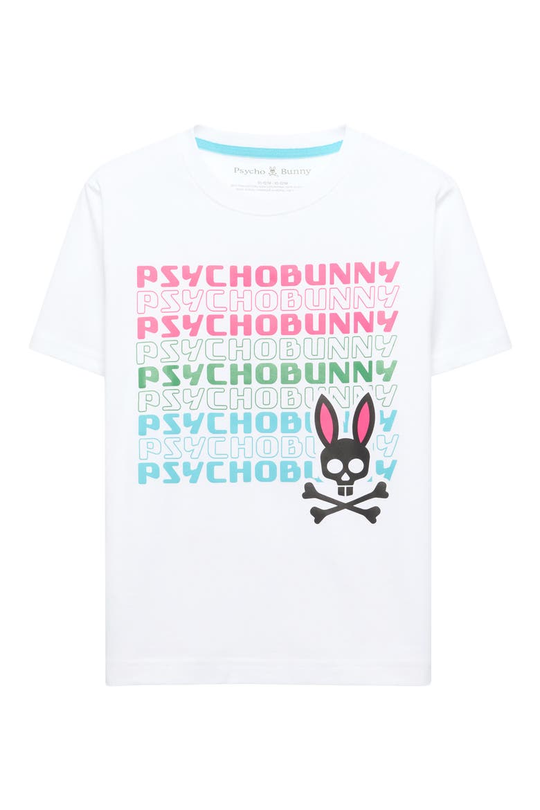 Kids' Landon Wordmark Tee, Main, color, WHITE