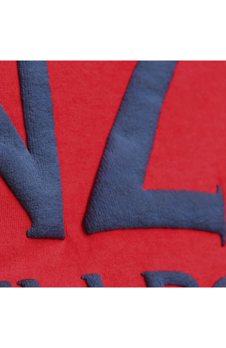 SPIRIT JERSEY Women's Red Gonzaga Bulldogs Ombre Long Sleeve Dip-Dyed Spirit Jersey, Alternate, color, 