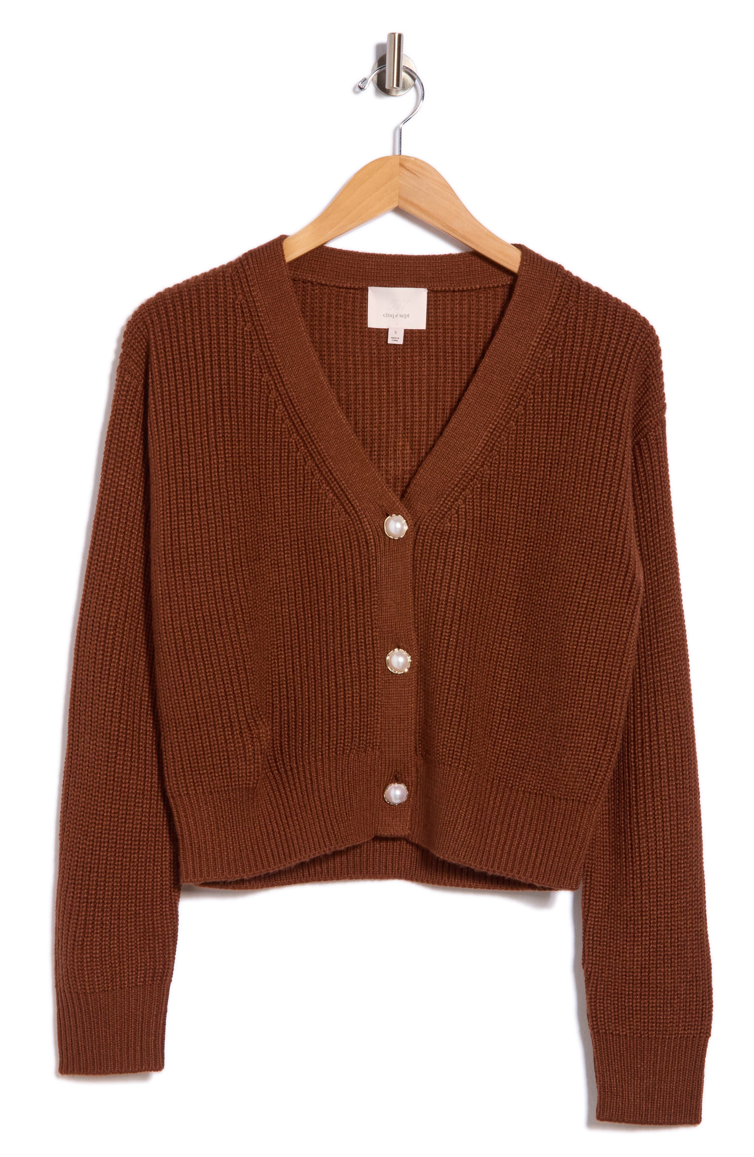 Cinq à Sept Palmer V-Neck Cardigan