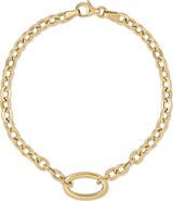 Bony Levy 14K Gold Oval Line Bracelet