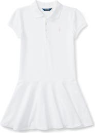 Polo Ralph Lauren Kids' Stretch Cotton Mesh Polo Dress
