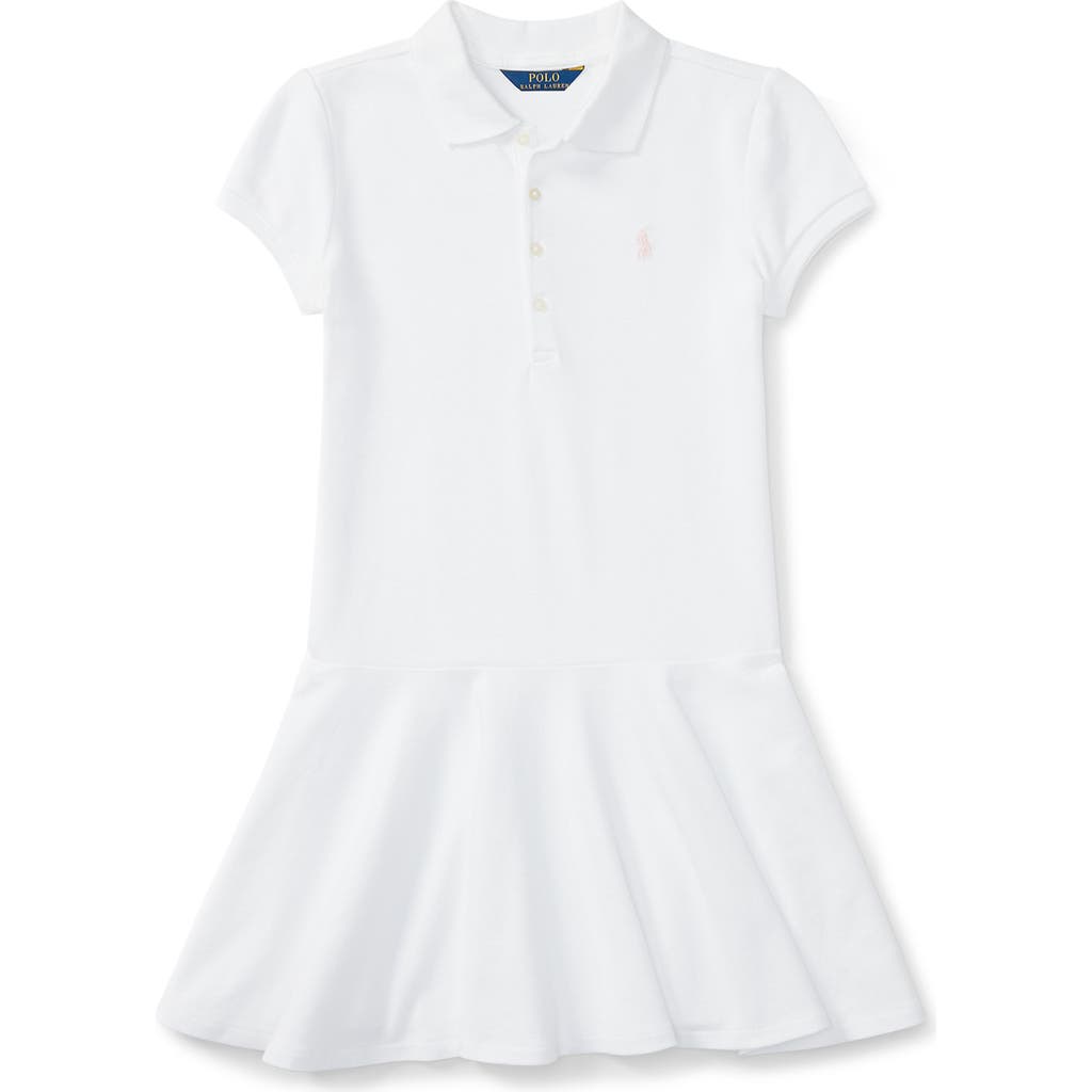 Polo Ralph Lauren Toddler Girls Cotton Jersey T-shirt Dress In White