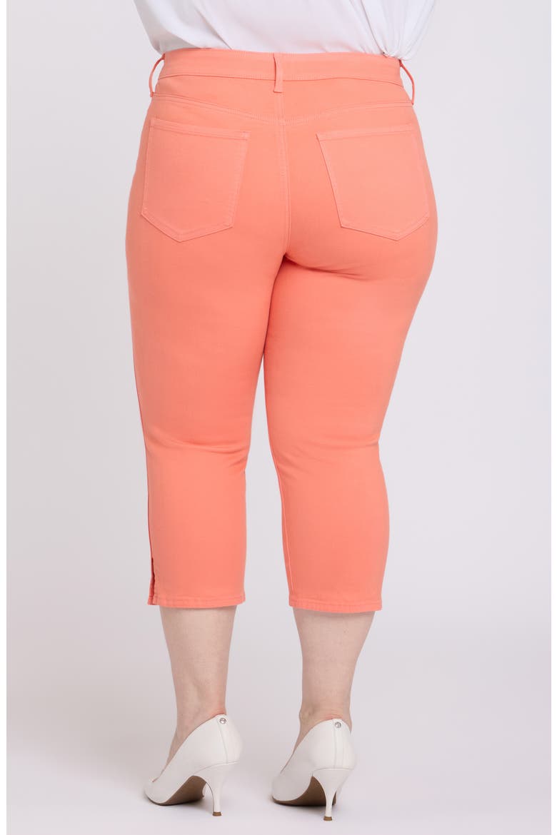 Chloe Capri Side Slit Jeans, Alternate, color, PEACHINESS