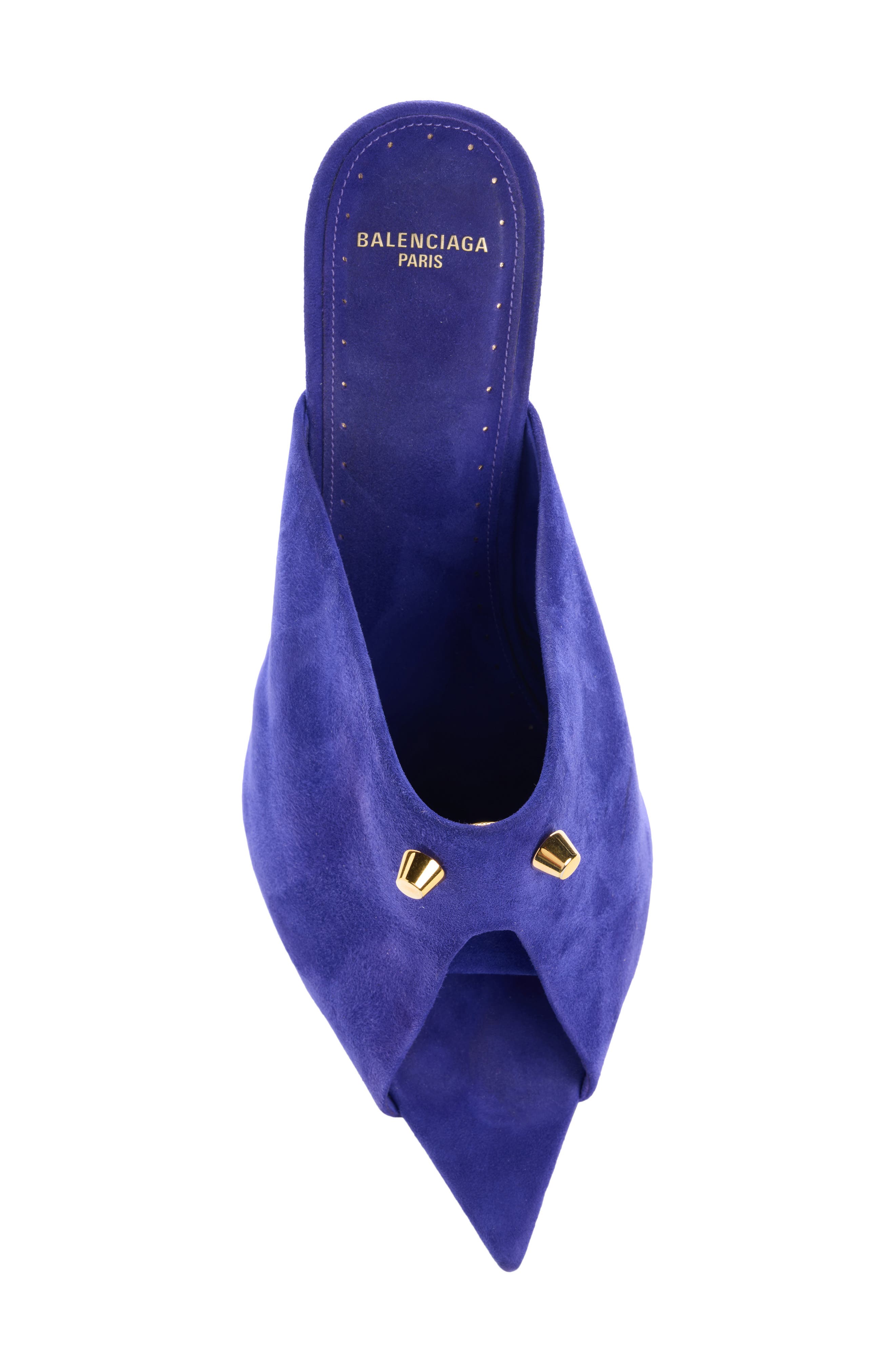 Midnight City Peep Toe Mule, Alternate, color, 4750 PURPLE/ GOLD