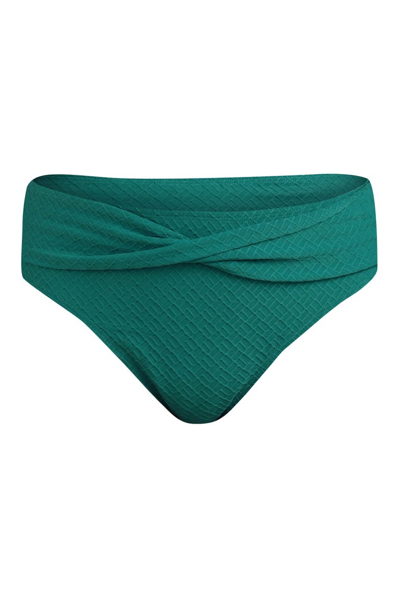 Textured Tides Mid Rise Bikini Bottoms, Alternate, color, JUNGLE