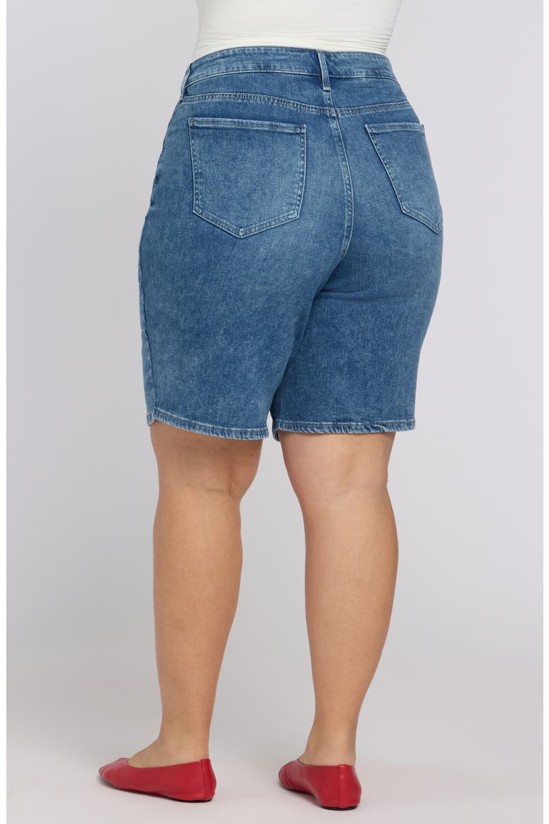 Lilly High Waist Denim Shorts, Alternate, color, BREEZY PALMS