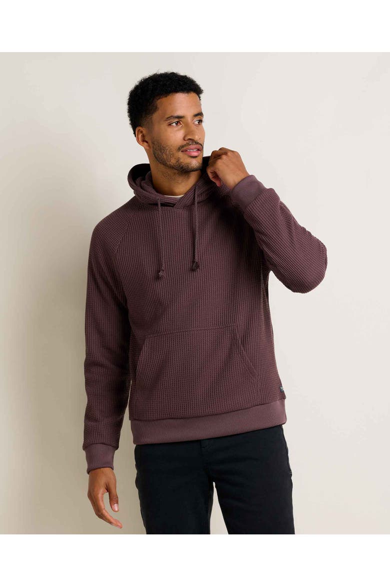 Men's Bitterroot Long Sleeve Hoodie, Main, color, Raisin