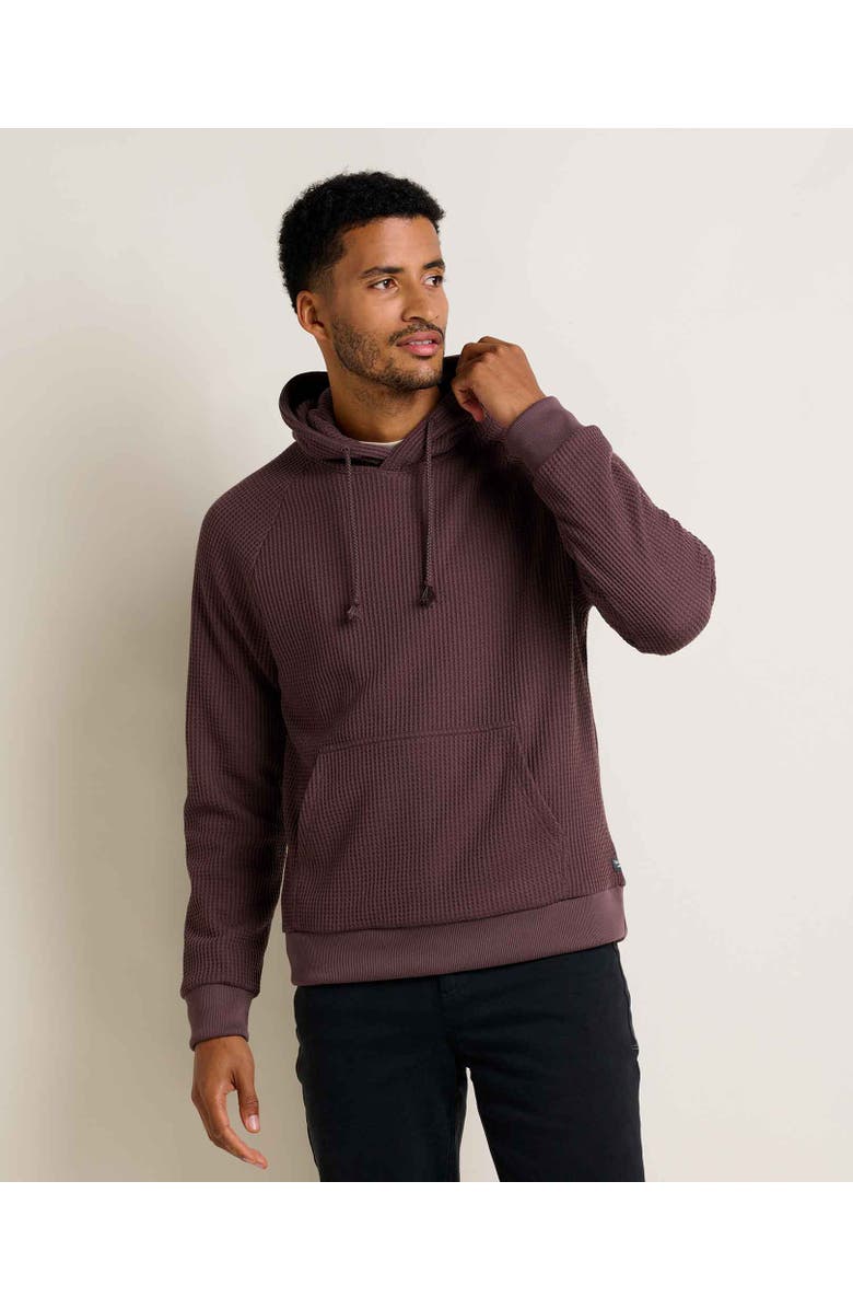 Toad & Co Men's Bitterroot Long Sleeve Hoodie, Main, color, Raisin