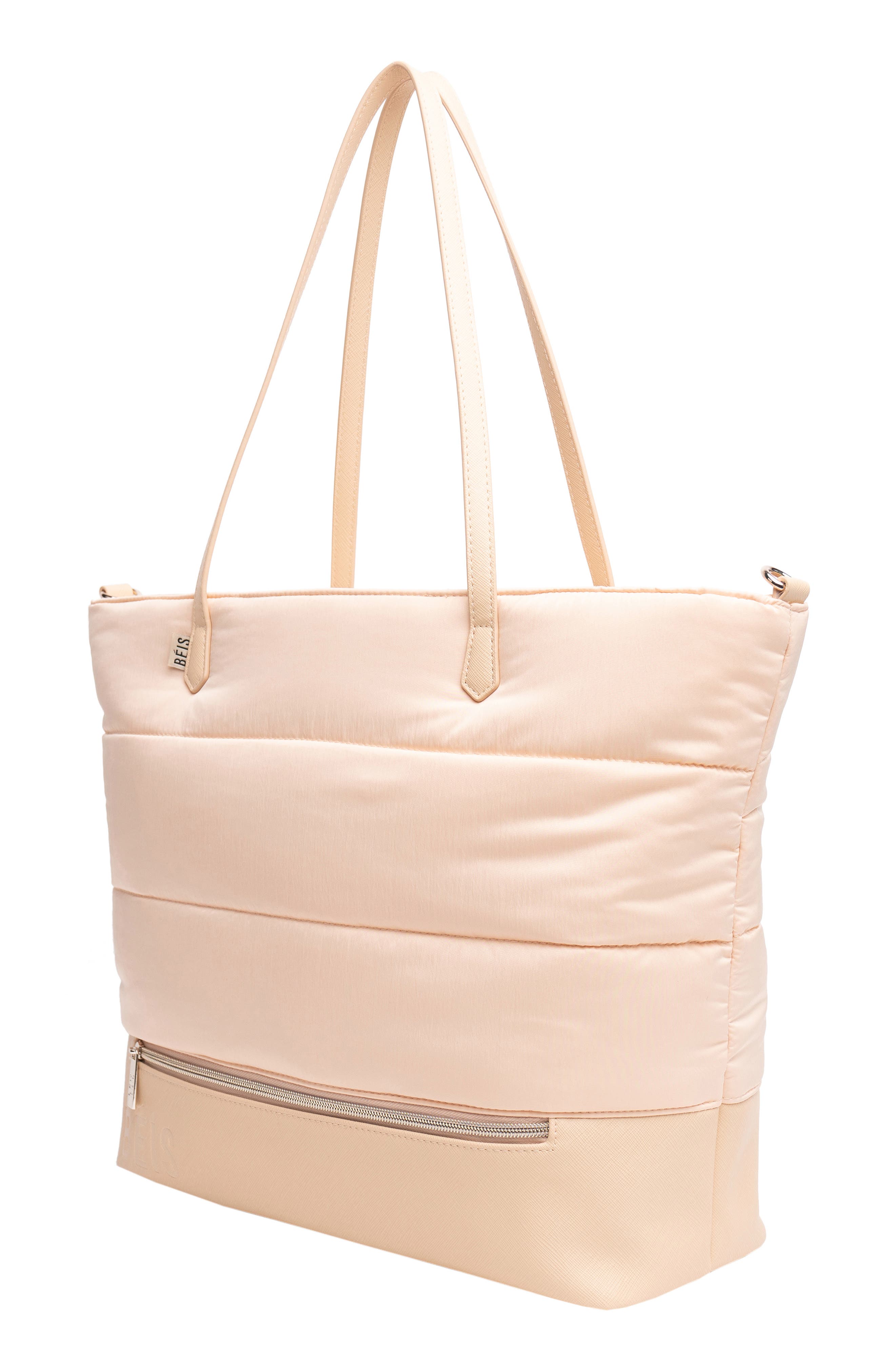 The Carry-All Quilted Tote, Alternate, color, BEIGE